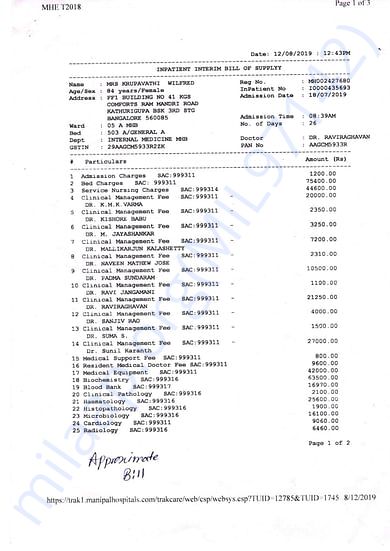 Medical Bill