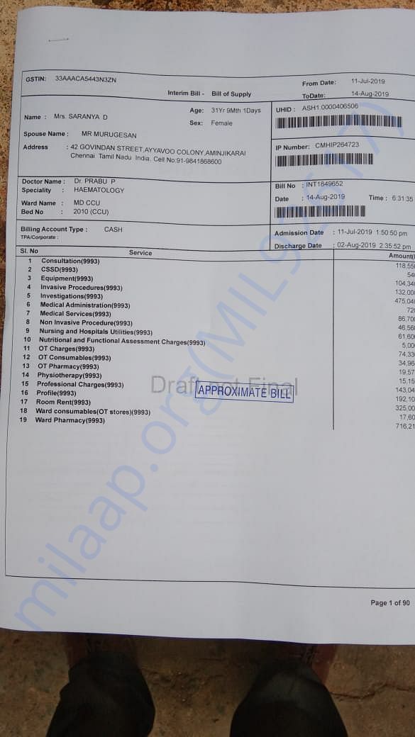 Interim Bill