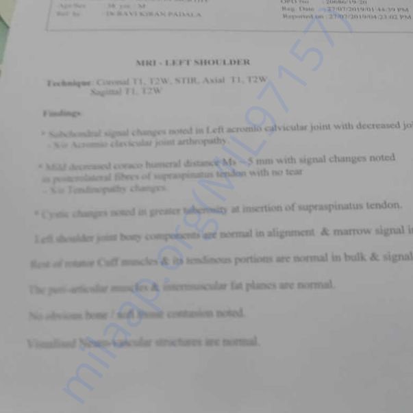 Medical Report