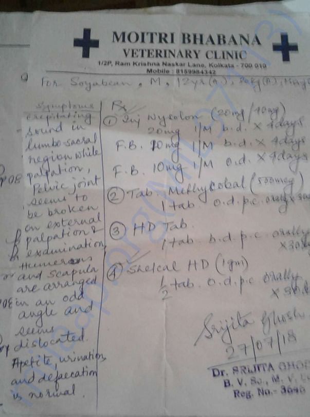 Some sample prescription