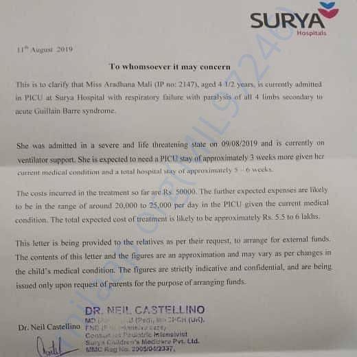 Estimation Letter