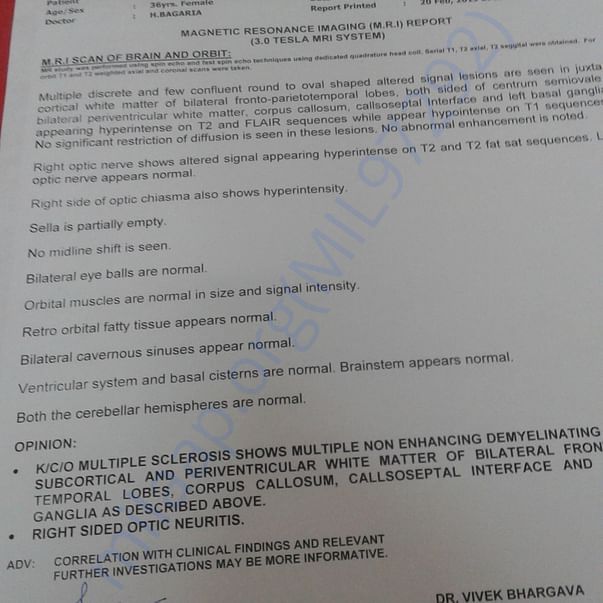 Medical Report