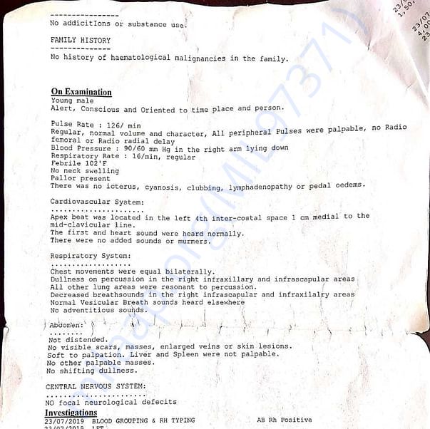 Medical Report