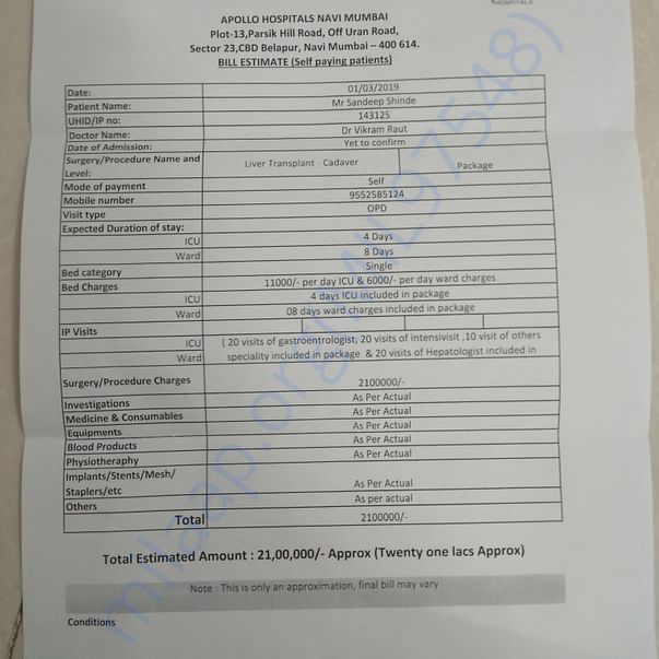 Estimation Letter