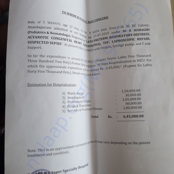 Estimation Letter