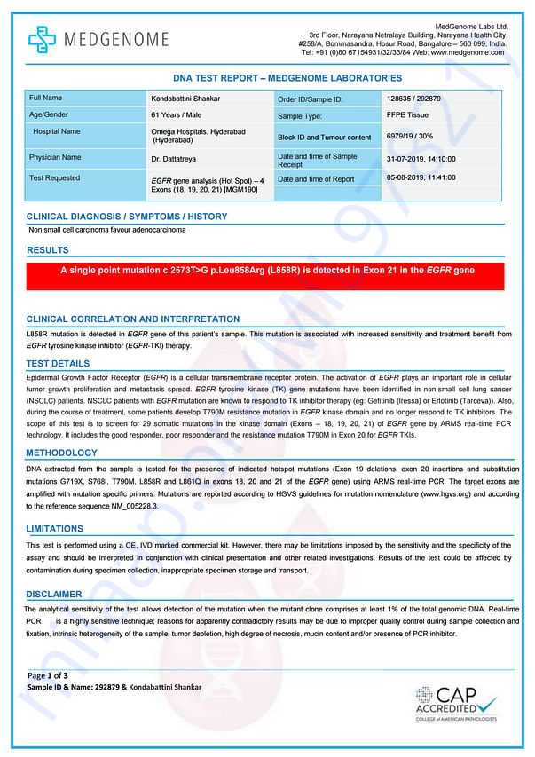 Medical Report
