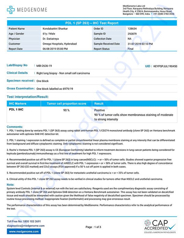 Medical Report