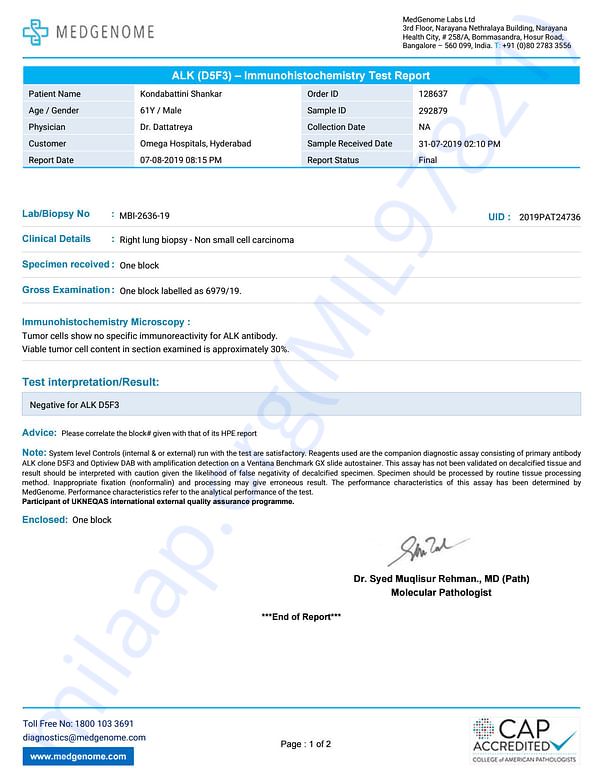 Medical Report