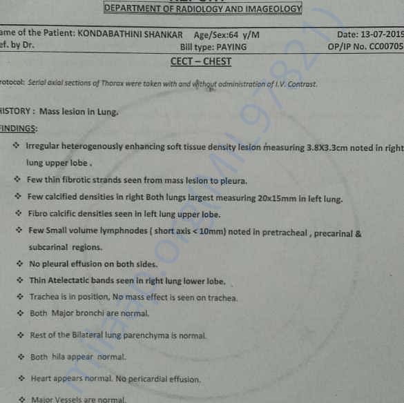 Medical Report