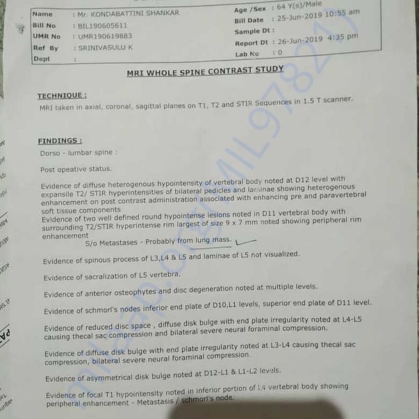 Medical Report