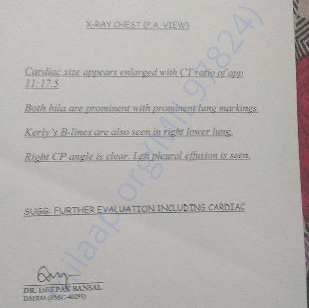 Medical Report