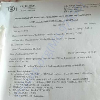 Medical Report
