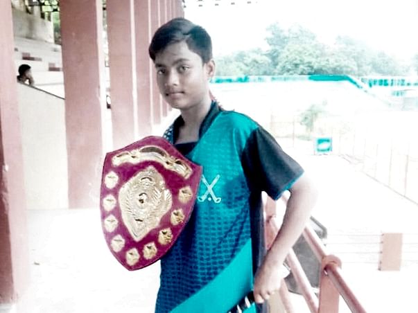 Prince Sen 15 years old child Hockey player