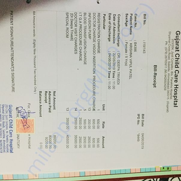 Medical Bill