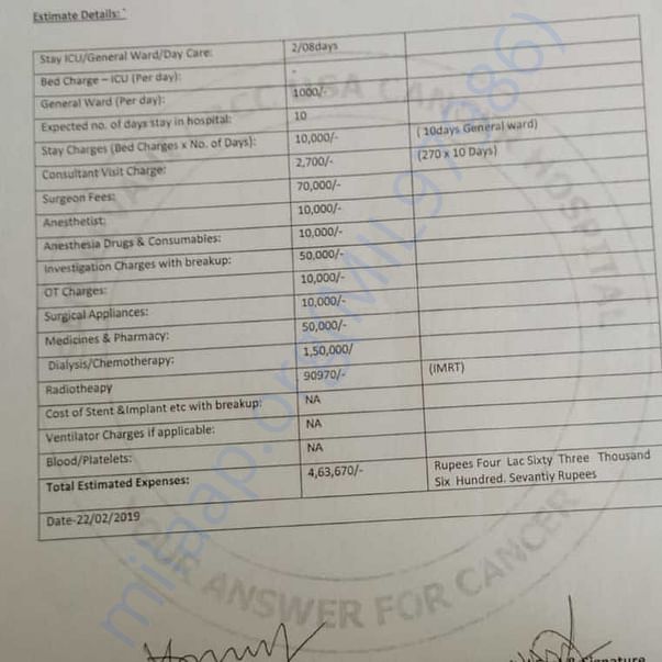 Medical Bill