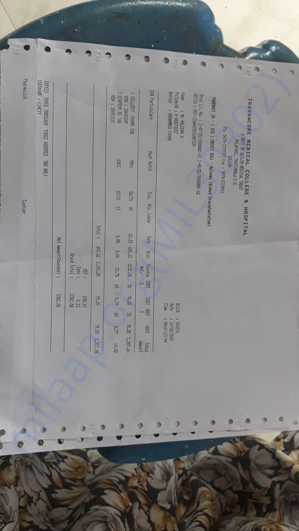 Medicine Expenses for Haleema - 2