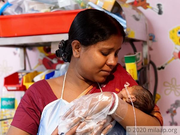 Baby of Munmun Banerjee needs your help to survive