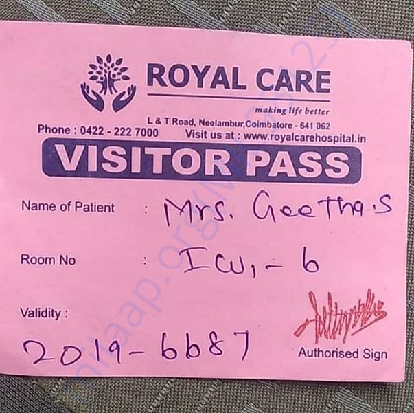 Admission letter