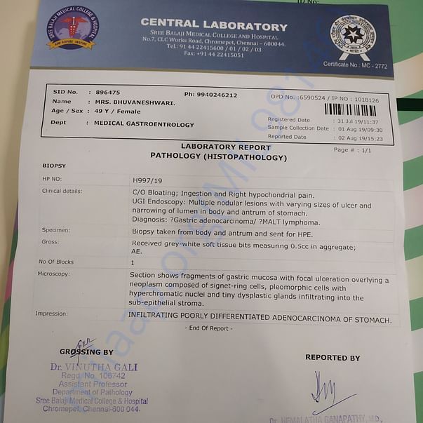 Medical Report