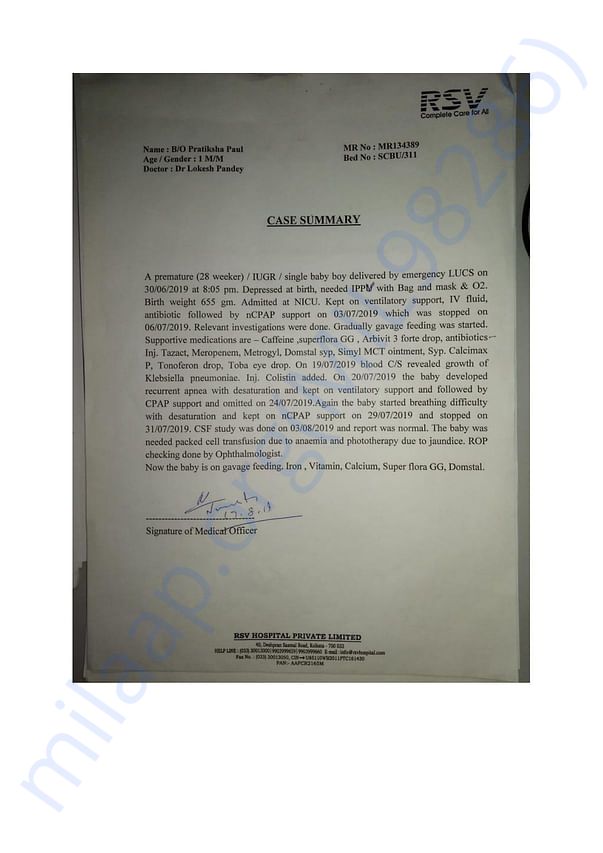 Doctor Certificate