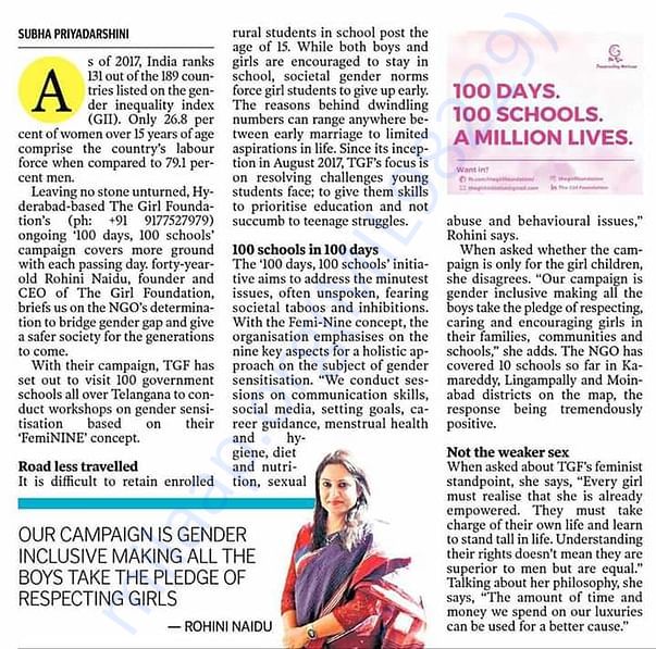 100 Schools Campaign