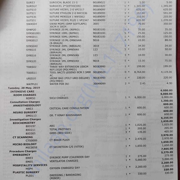 Medical Bill