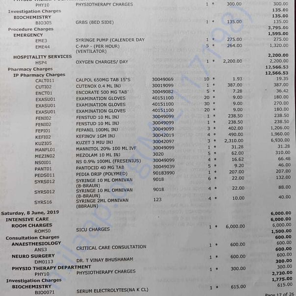 Medical Bill