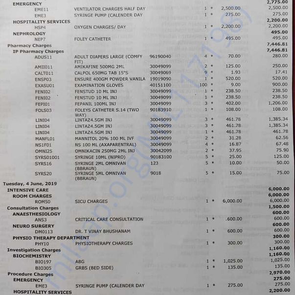 Medical Bill