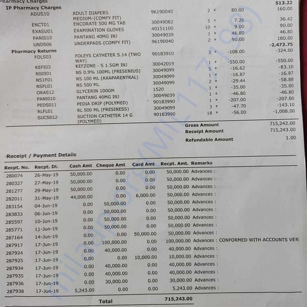 Medical Bill