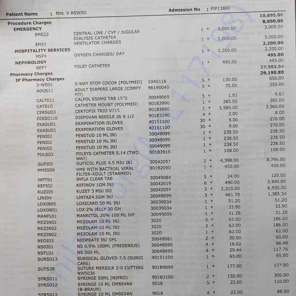 Medical Bill