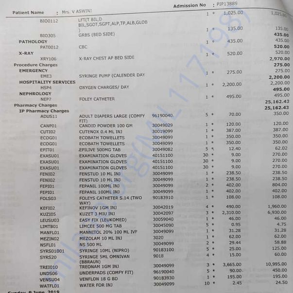 Medical Bill