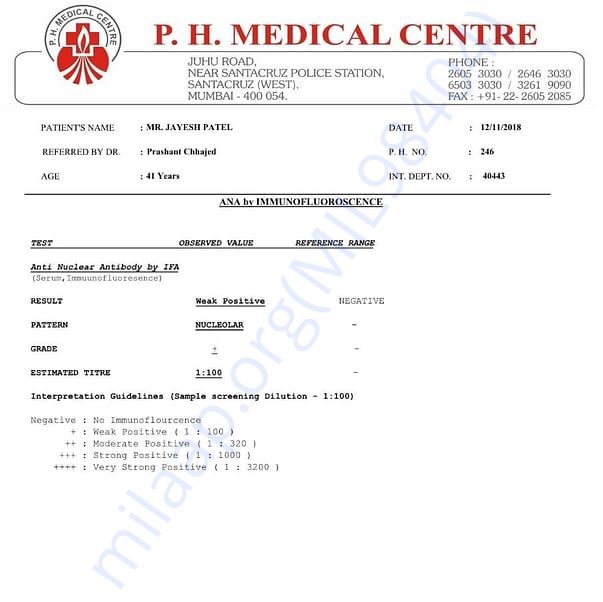 Medical Report