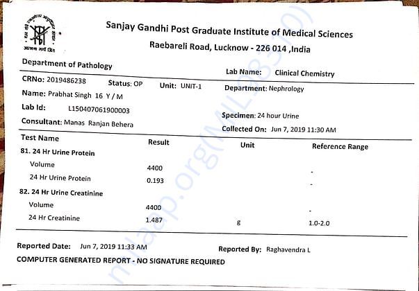 Hospital documents