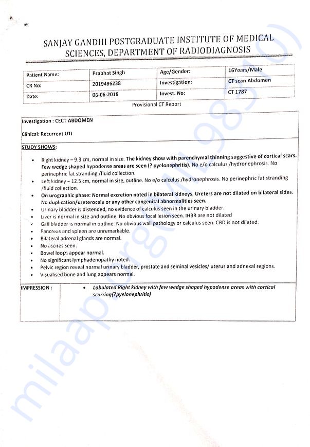 Hospital documents