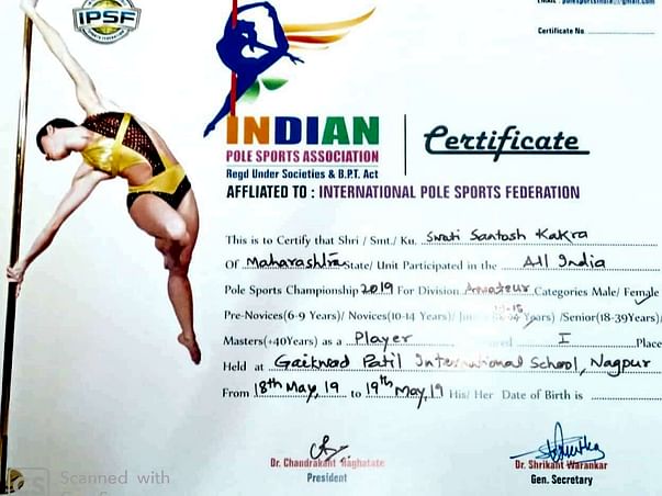 Help Swati To Represent India & Win World Pole Sports Championship