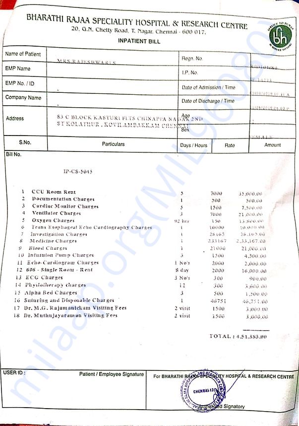 Medical bills