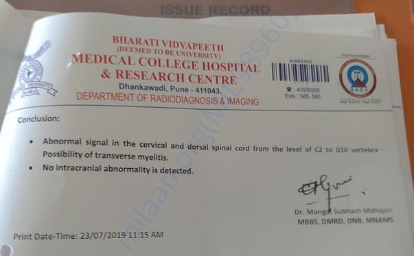 MRI report
