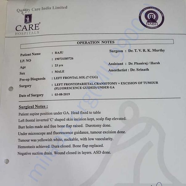 Medical Report