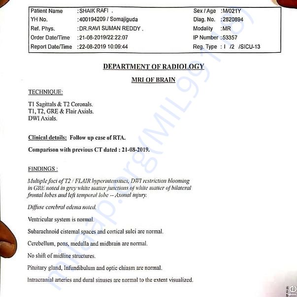 Medical Report