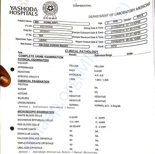 Medical Report