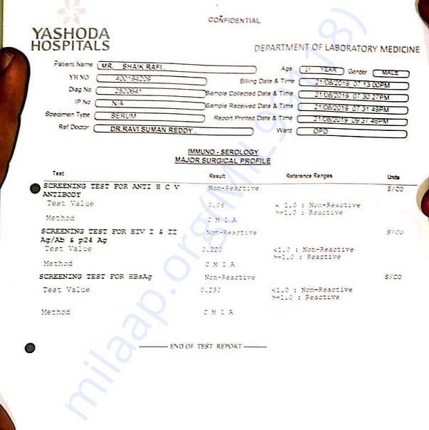 Medical Report