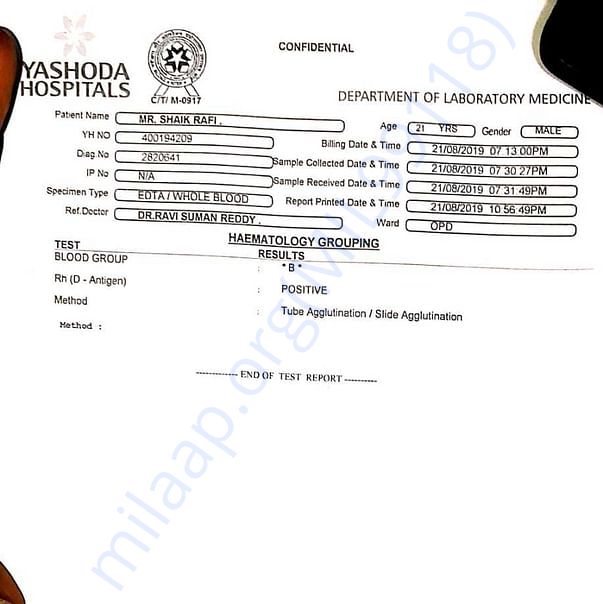 Medical Report