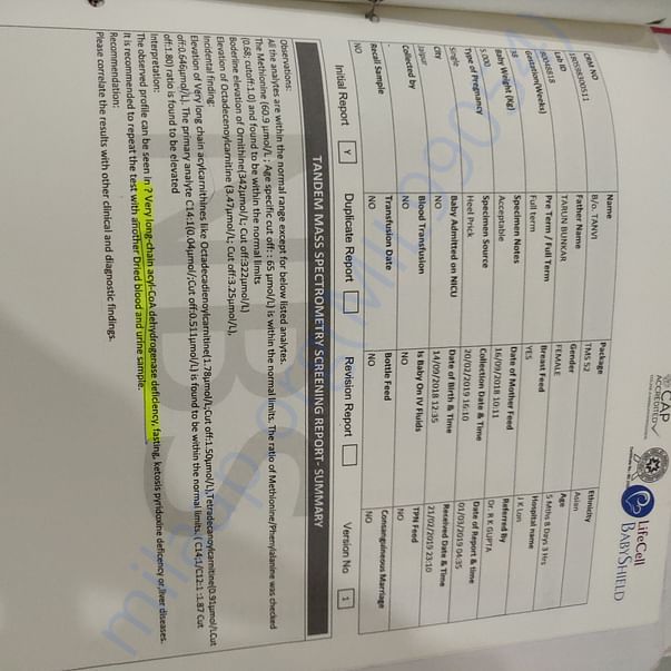 Medical Report