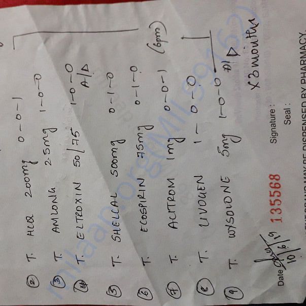 Medical prescription 2