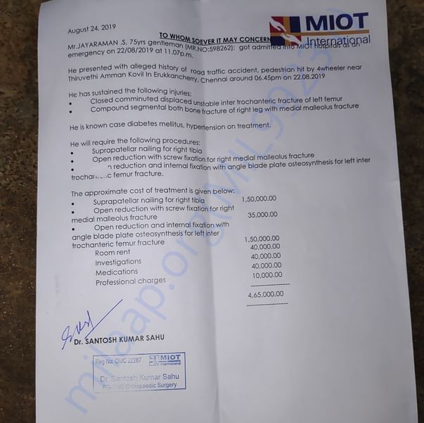 Estimation Letter