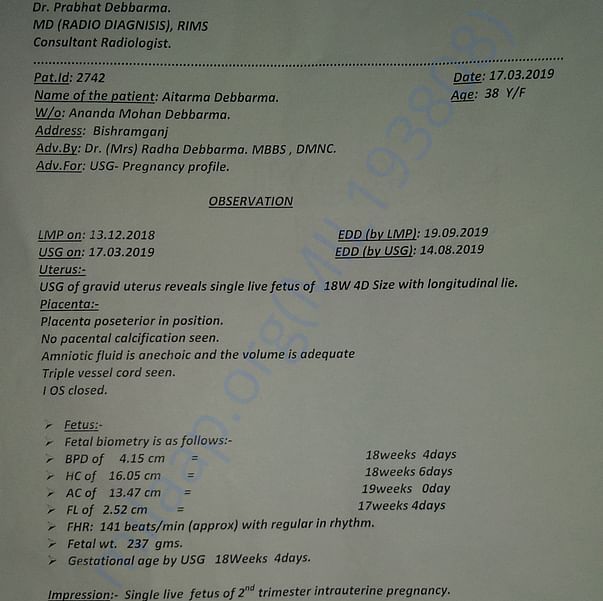 Medical Report