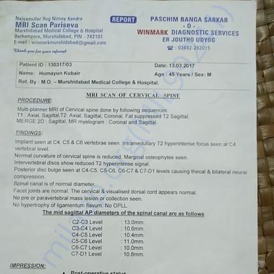 Medical Report