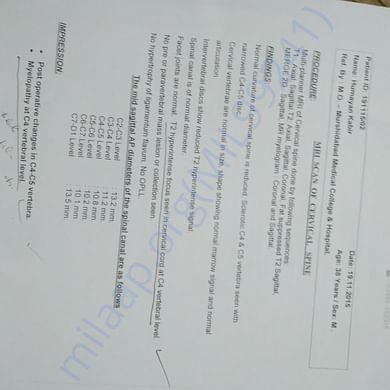 Medical Report
