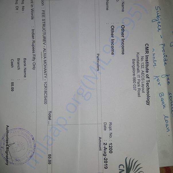 Estimation Letter