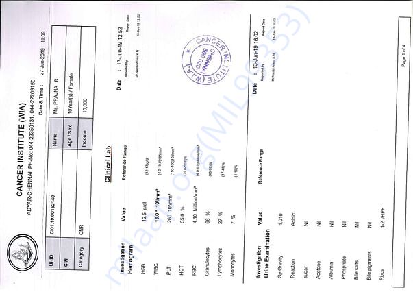 hospital prescription